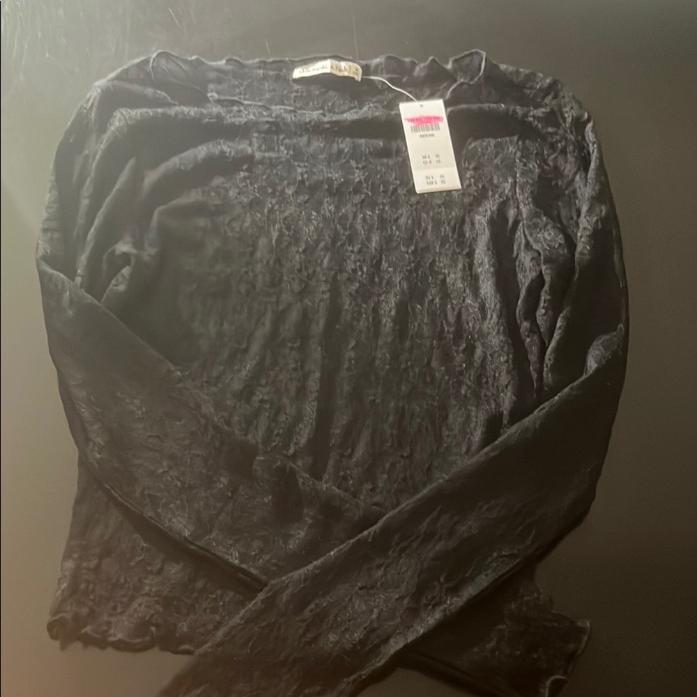 Abercrombie & Fitch Black Lace Blouse